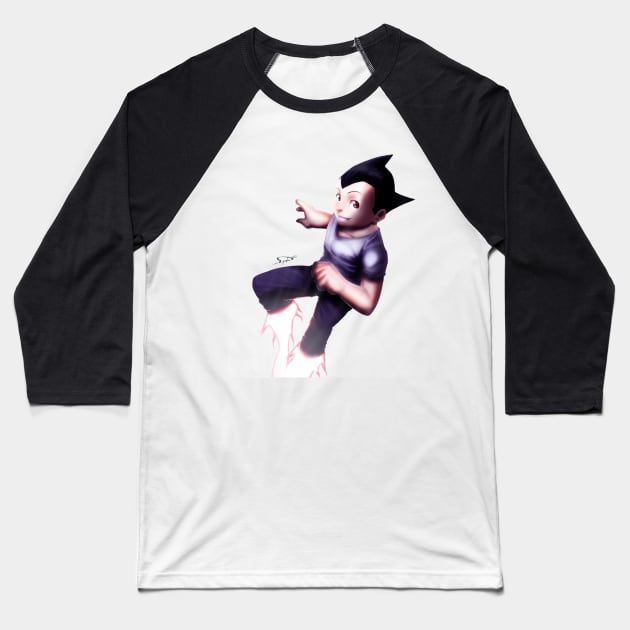 Astroboy Baseball T-Shirt by DeyvidEndo182